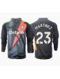 Aston Villa Emiliano Martinez #23 Målvakt Replika Borta Kläder 2024-25 Långärmad